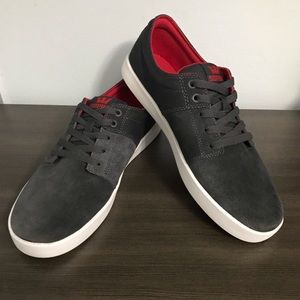 Supra grey sneakers suede & canvas 10.5
